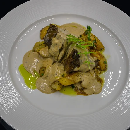 Щеки говяжьи с трюфельным соусом