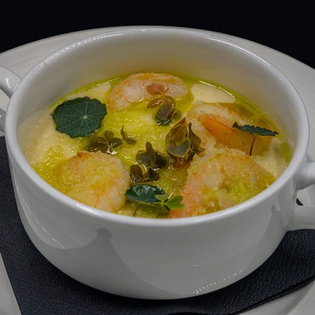 Креветки в соусе пармеджан