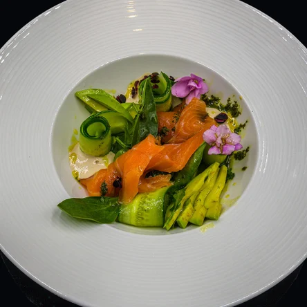 Кабулетти с лососем